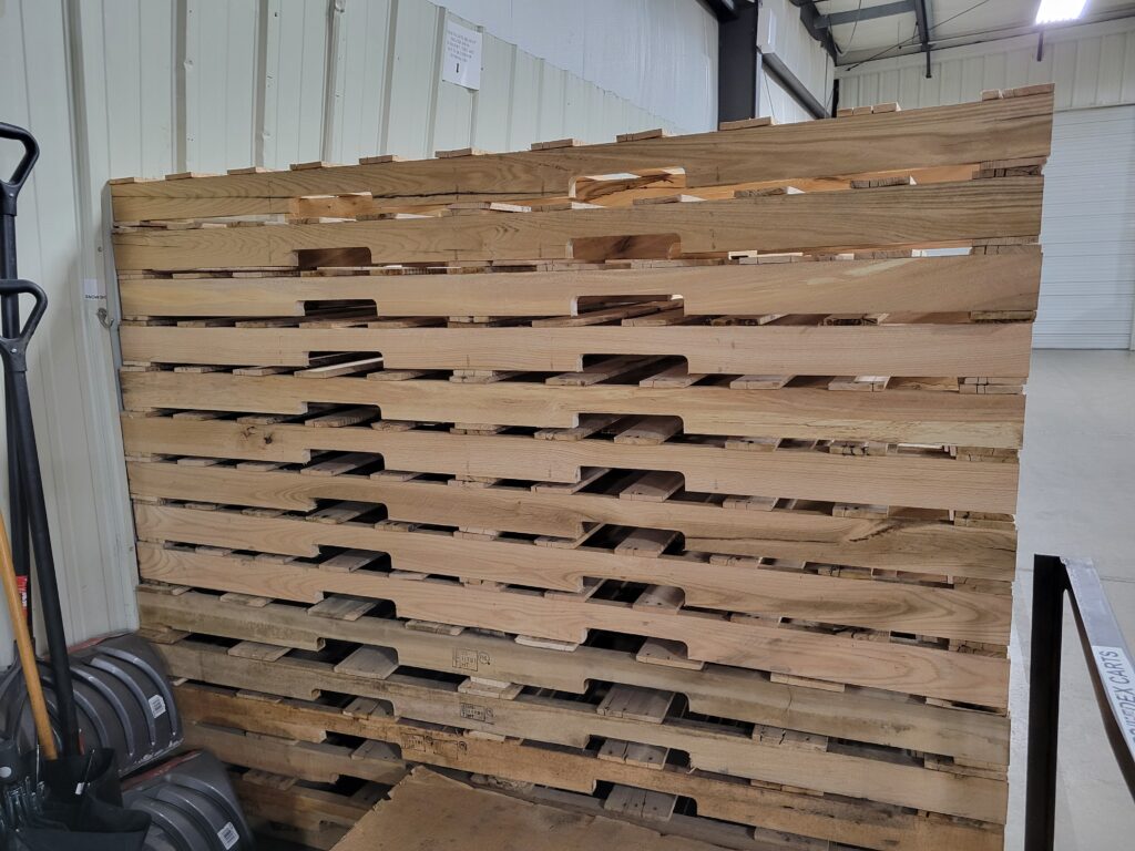 Custom Hardwood 4-Way Pallets