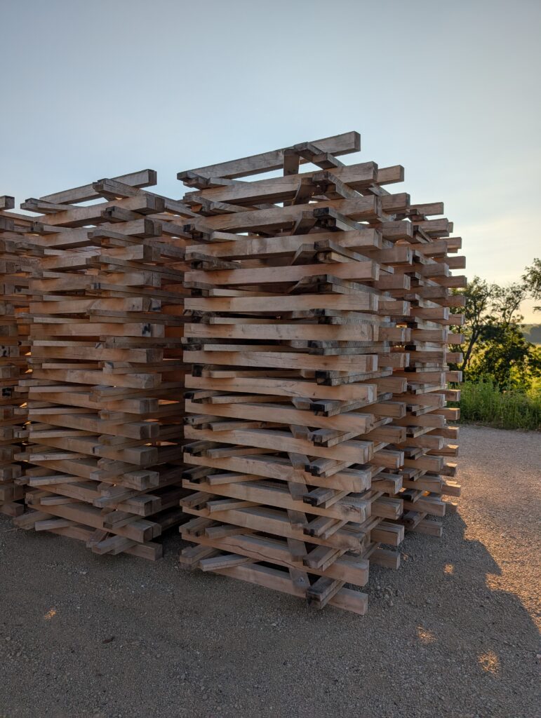 Heavy Duty Custom Wood Skids for Masonry