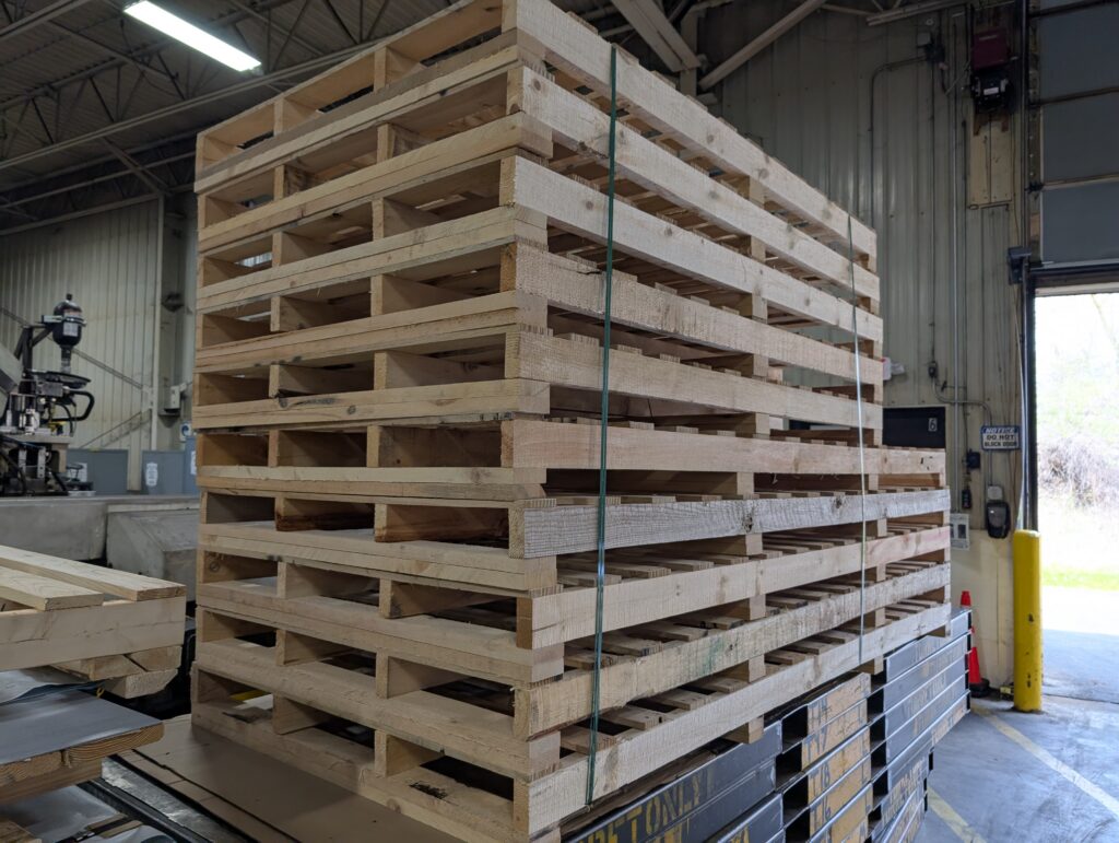 Custom Long Pallets for Metals Industry